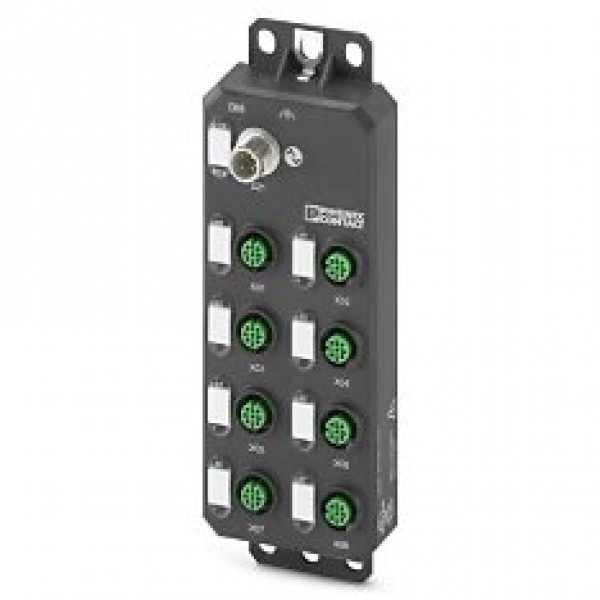 Phoenix Contact AXL E IOL DI8 M12 6P Digital Input Module, Axioline E, IO-Link Class A Port, 8 Inputs, 24 V DC, M12
