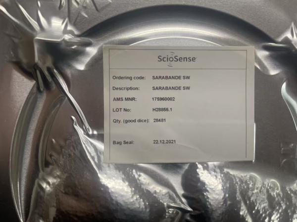SARABANDE SW ScioSense Wafer | 28481 Good Die, AMS‑175960002